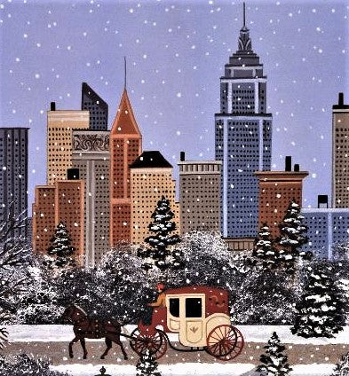 The Rhythms of New York Jane Wooster Scott Lithograph Print Artist Hand Signed and Numbered