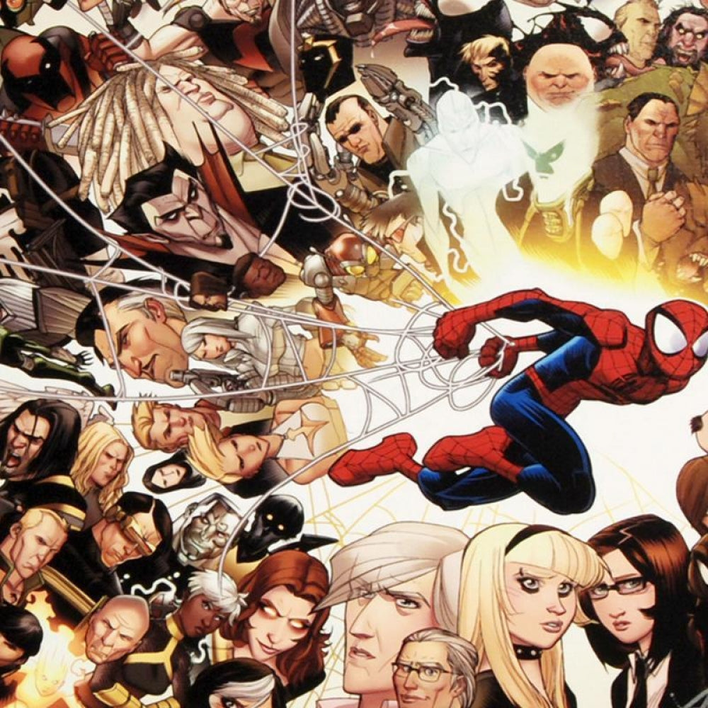Ultimate Spider Man 150 Marvel Comics Artist David Lafuente Canvas Giclée Print Numbered
