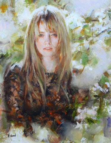 Christine Vidan Vittorio Dangelico Canvas Giclée Print Artist Hand Signed and Numbered