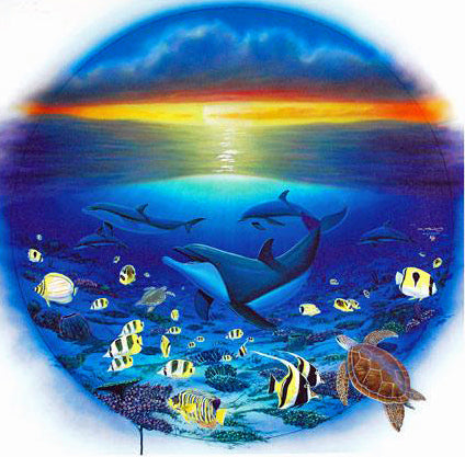 Sea of Life Wyland Canvas Giclée Print Artist Hand Signed and Numbered