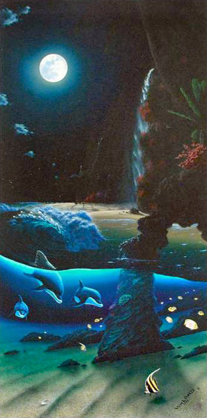 Island Paradise Wyland Canvas Giclée Print Artist Hand Signed and Numbered