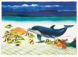 Conch Republic Right Panel Wyland and Tracy Taylor Lithograph Print Artist Hand Signed and Numbered