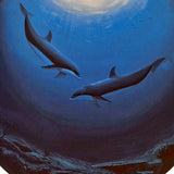 Innocent Age Dolphin Serenity Wyland Lithograph Print Artist Hand Signed and Numbered