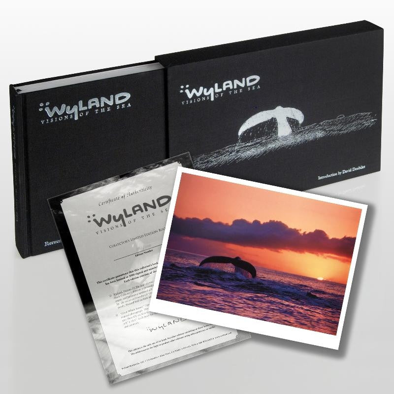 Wyland Visions Of The Sea Deluxe Collectors Hardcover Art Book Artist Hand Signed and Numbered