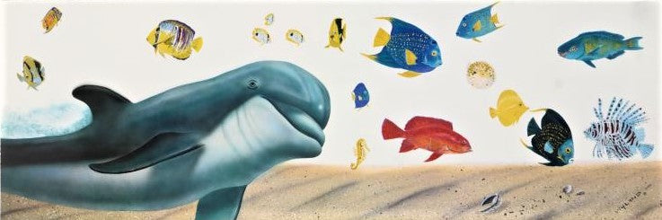 Underwater Paradise Wyland Lithograph Print Artist Hand Signed and Numbered