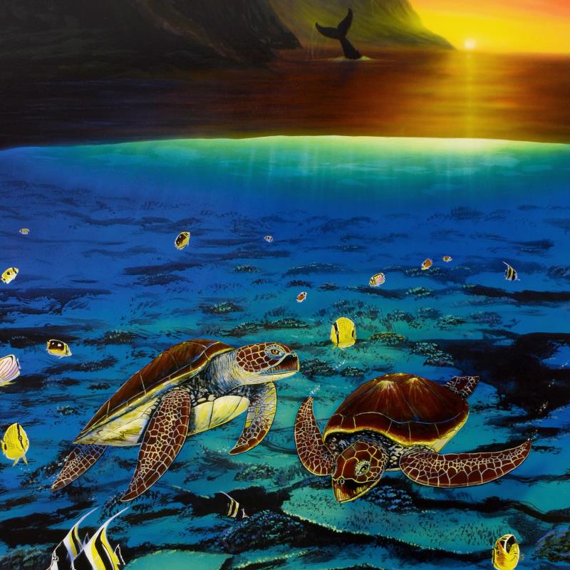 Ancient Mariner Wyland Lithograph Print Artist Hand Signed and Numbered