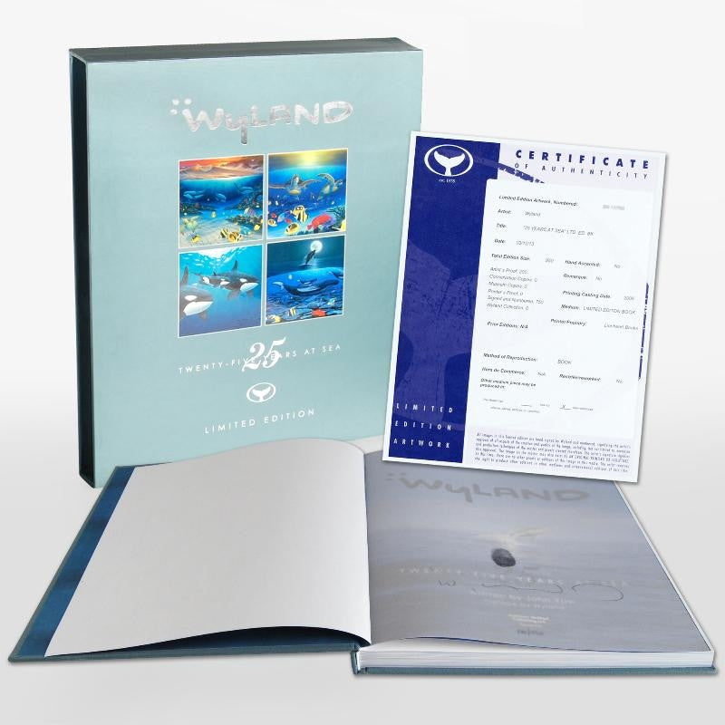 25 Years at Sea John Yow Fine Art Book Wyland Hand Signed and Numbered