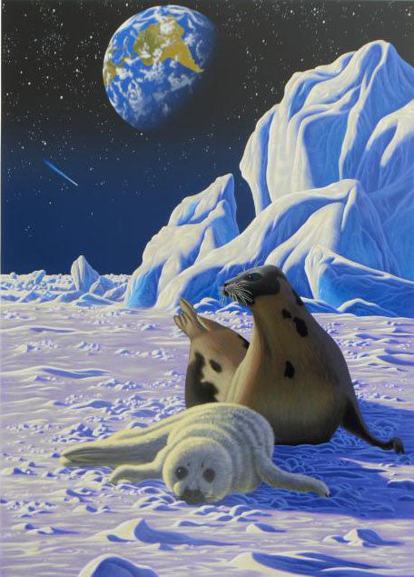 The End of Innocence William Schimmel Serigraph Print Artist Hand Signed and Numbered