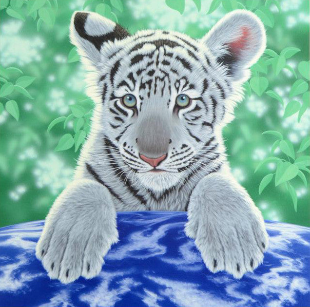 Green Earth William Schimmel Serigraph Print Artist Hand Signed and Numbered