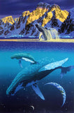 The Humpbacks World William Schimmel Fine Art Serigraph Print Artist Hand Signed and Numbered