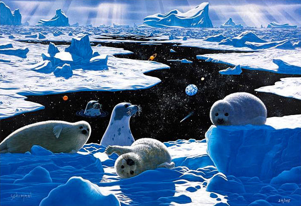 Arctic Dream William Schimmel Canvas Giclée Print Artist Hand Signed and Numbered