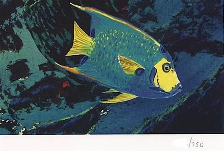 Siren of the Sea Wyland Fine Art Lithograph Print Artist Hand Signed and Numbered