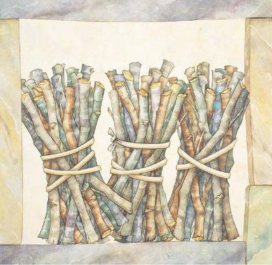 Twigs I Yuriko Takata Giclée Print Artist Hand Signed and Numbered