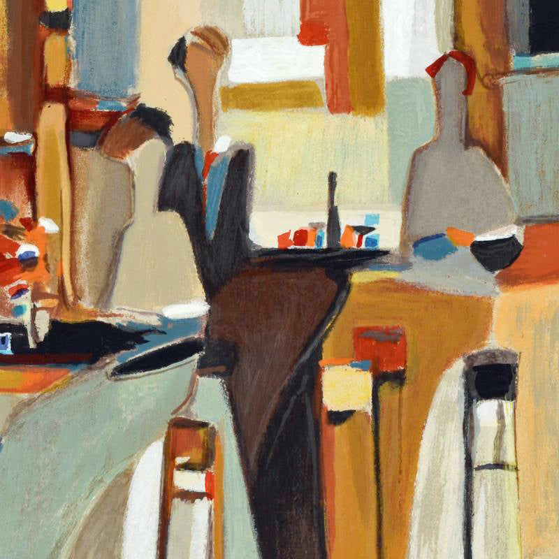 Evening Out Yuri Tremler Serigraph Print Artist Hand Signed and Numbered