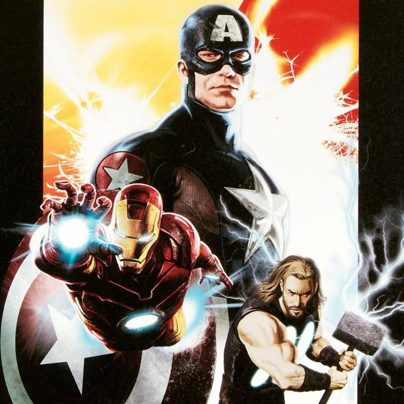 Marvel Superhero Avengers Movie Canvas Painting Comics Iron Man