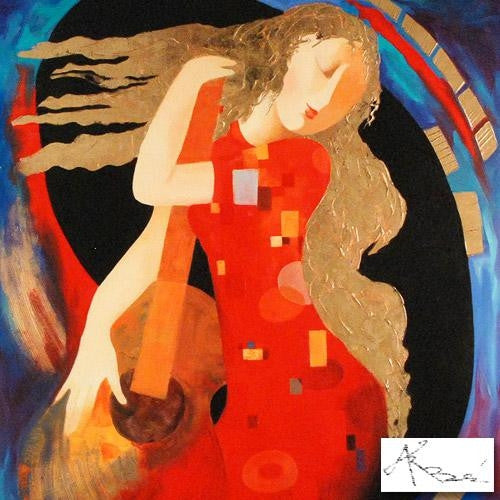 Heavenly Arbe Ara Berberyan Canvas Giclée Print Artist Hand Signed and Numbered