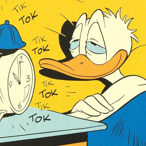 Donald Duck Disney Studios Fine Art Serigraph Print on Paper
