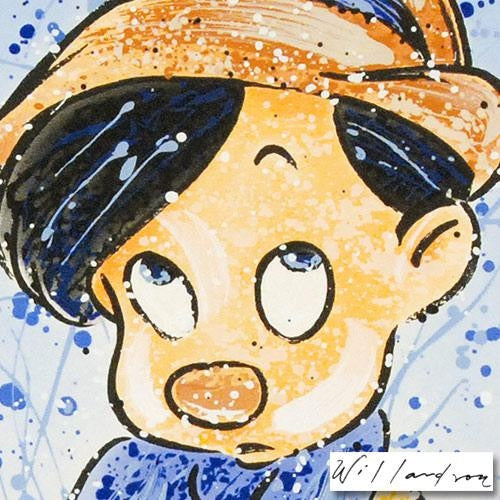 Pinocchio David Willardson Gallery Proof Serigraph Print Artist Hand Signed and GP Numbered