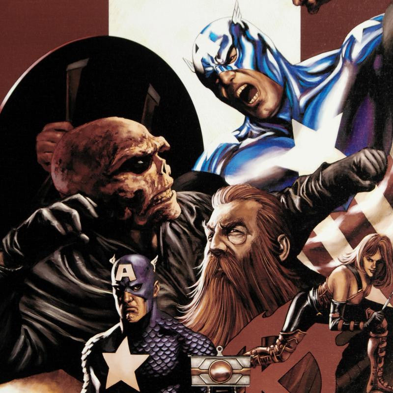 Captain America 42 Marvel Comics Artist Steve Epting Canvas Giclée Print Numbered