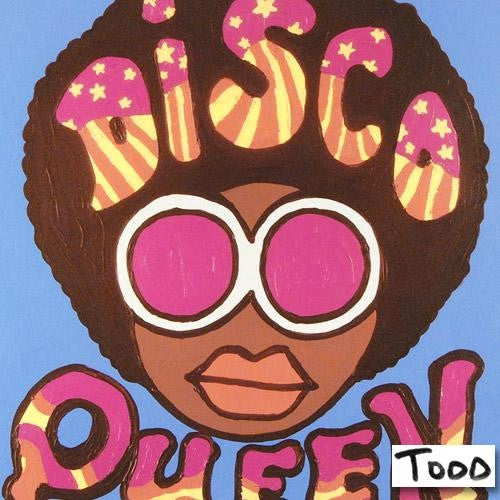 Disco Queen Todd Goldman Fine Art Canvas Giclée Print Artist Hand Signed and Numbered