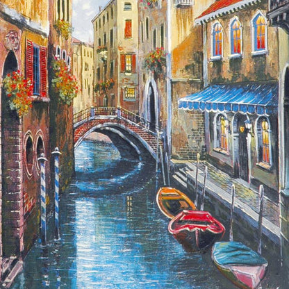 Venice Anatoly Metlan Lithograph Print Artist Hand Signed and Numbered