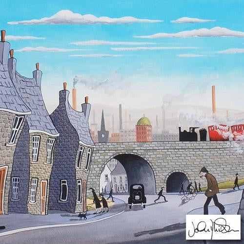 Underneath the Arches John Wilson Giclée Print Artist Hand Signed Numbered and Framed