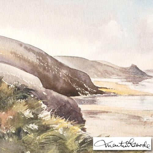 Rickets Head Newgate Martin Goode Original Watercolor Painting Artist Hand Signed and Framed