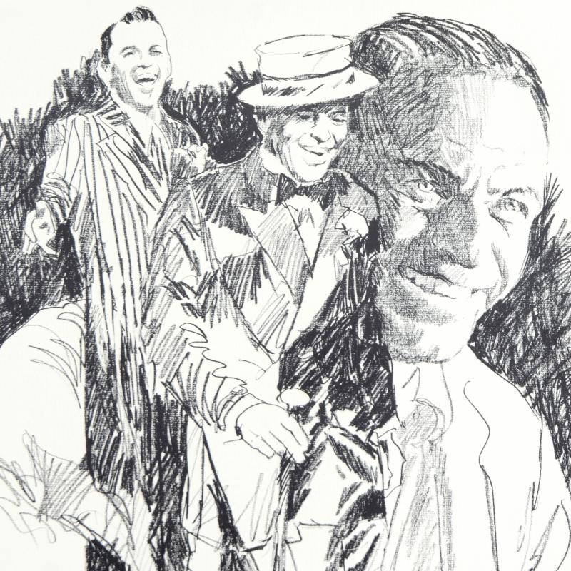 Sinatra Paul Blaine Henrie Lithograph Print Artist Hand Signed and Numbered