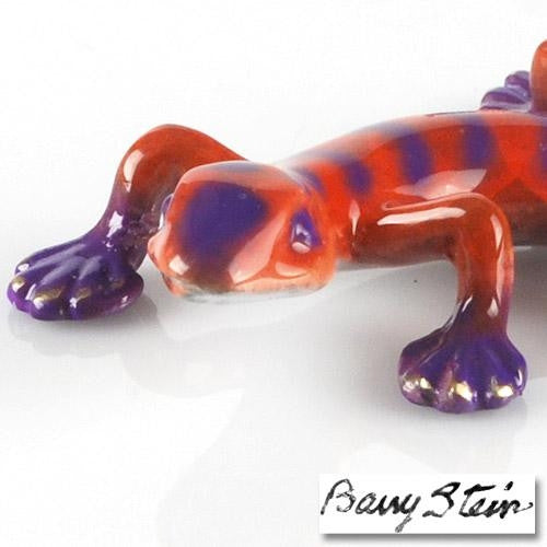Small Lizard Barry Stein Bronze Sculpture Artist Hand Signed