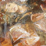 Girl I Marta Wiley Original Fine Art Mixed Media Painting on Canvas Artist Hand Signed Framed