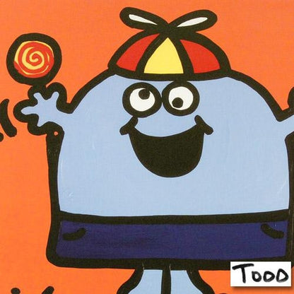 Lil Mr Spazoid Todd Goldman Canvas Giclée Print Artist Hand Signed and Numbered