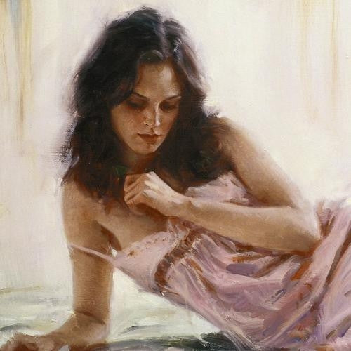 In Repose Vidan Vittorio Dangelico Canvas Giclée Print Artist Hand Signed and Numbered