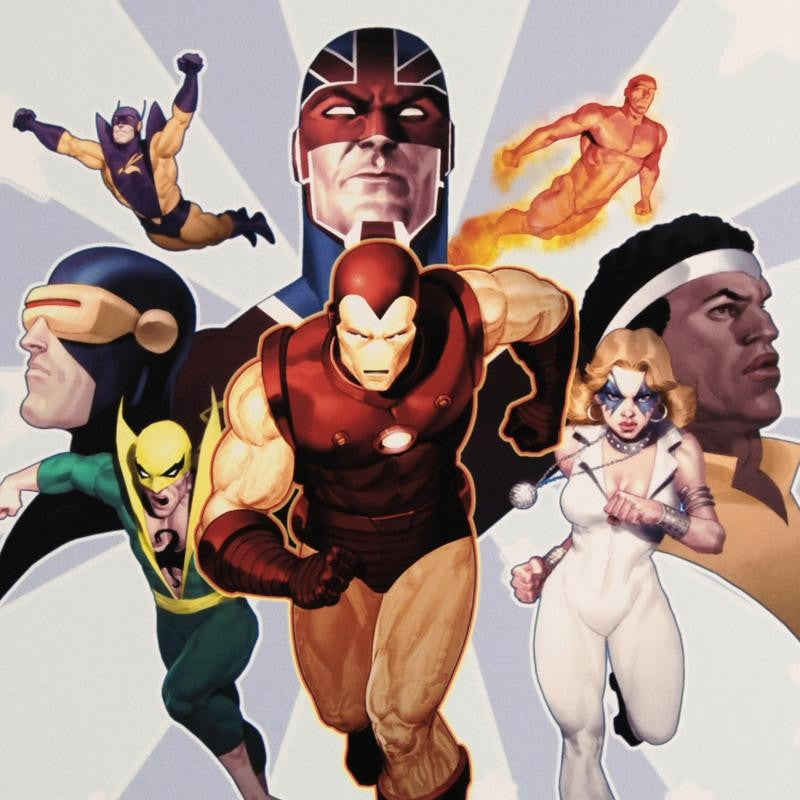 Iron Age Omega 1 Marvel Comics Artist Ariel Olivetti Fine Art Canvas Giclée Print Numbered