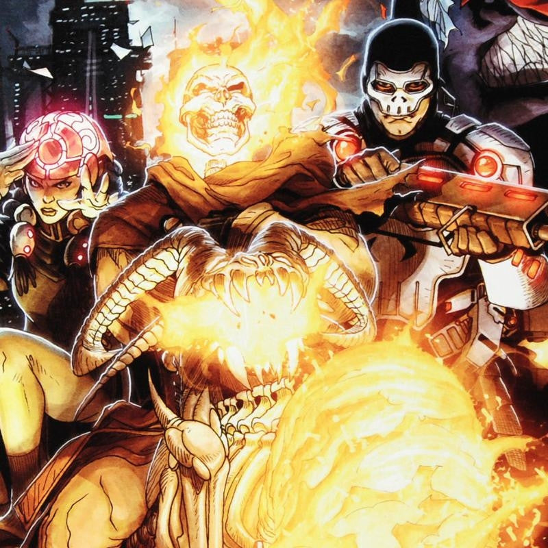 Timestorm 2009 2099 2 Marvel Comics Artist Paul Renaud Canvas Giclée Print Numbered