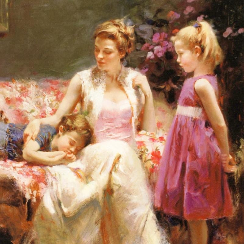 A Time to Remember Pino Daeni Canvas Giclée Print Artist Hand Signed and Numbered