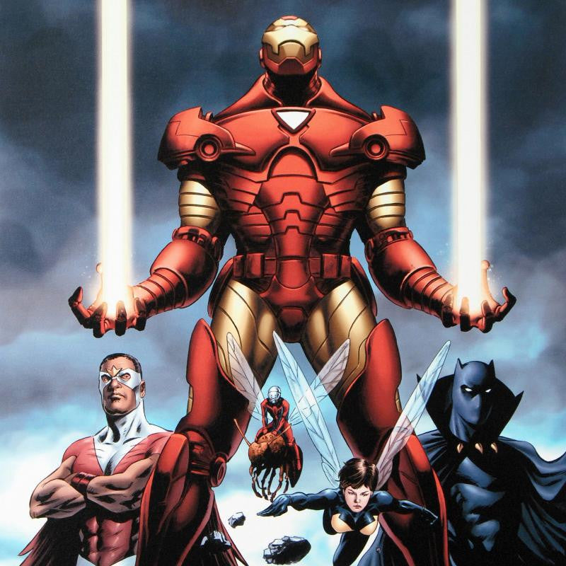 Iron Man 84 Marvel Comics Artist Steve Epting Canvas Giclée Print Numbered