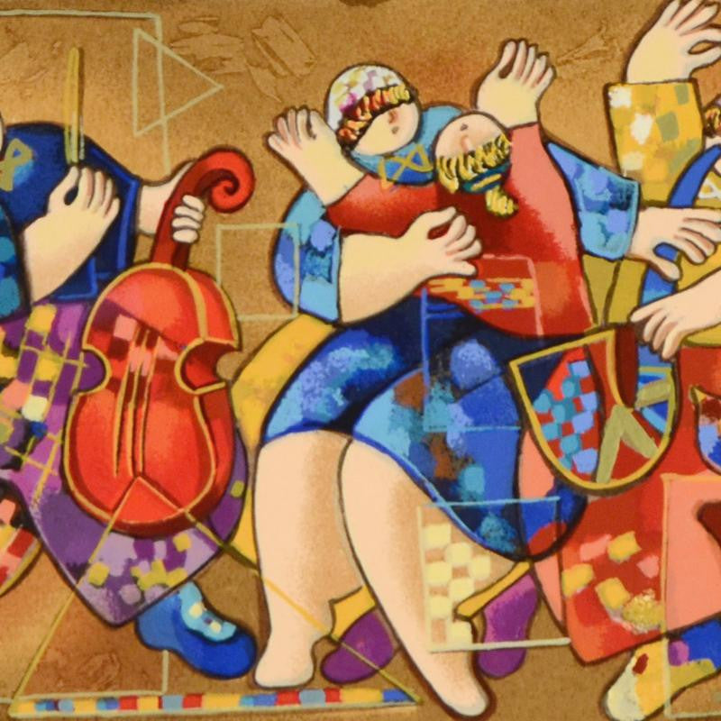 Salsa Fun Levi Serigraph Print Artist Hand Signed and Numbered