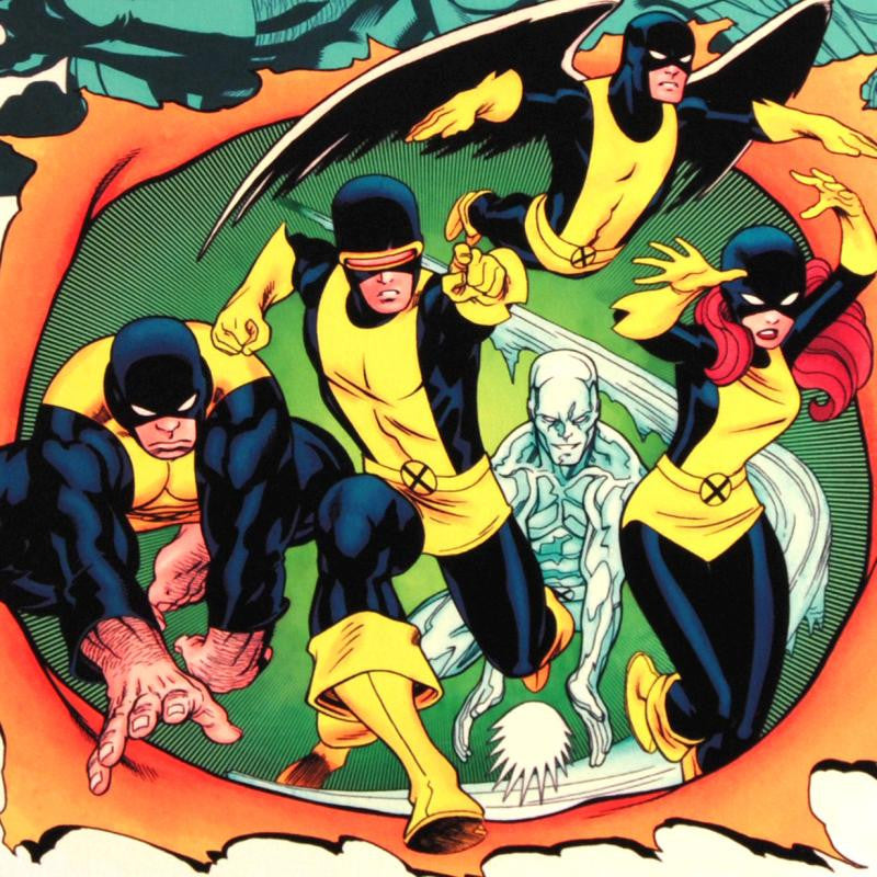 X Men Giant Size 1 Marvel Comics Artist Ed McGuinness Canvas Giclée Print Numbered