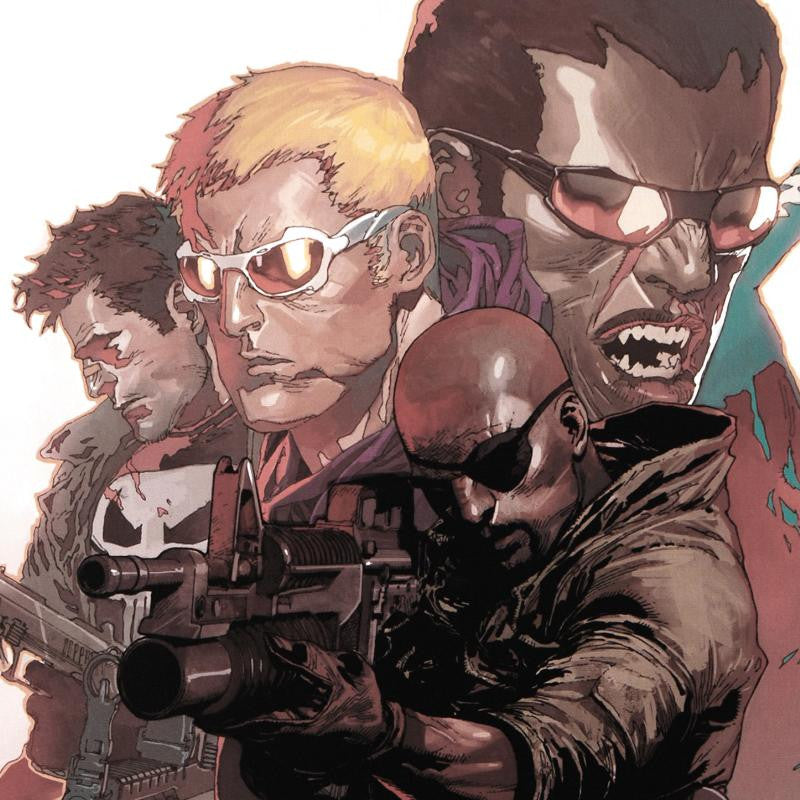 Ultimate Avengers Vs New Ultimates 4 Marvel Comics Artist Leinil Francis Yu Canvas Giclée Print Numbered