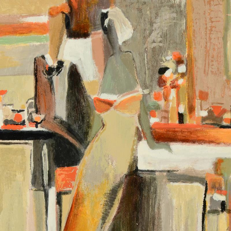 Matinee I Yuri Tremler Serigraph Print on Wood Panel Artist Hand Signed and Numbered