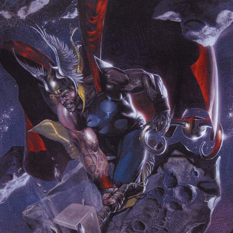 Secret War 4 Marvel Comics Artist Gabriele Dell Otto Canvas Giclée Print Numbered