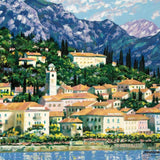 Bellagio Hillside Howard Behrens Hors Commerce Serigraph Print Artist Hand Signed and HC Numbered