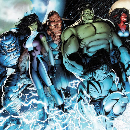 Incredible Hulks 615 Marvel Comics Artist Barry Kitson Canvas Giclée Print Numbered
