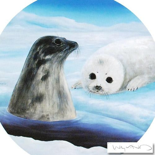 Harp Seals Wyland Lithograph Print Artist Hand Signed and Numbered