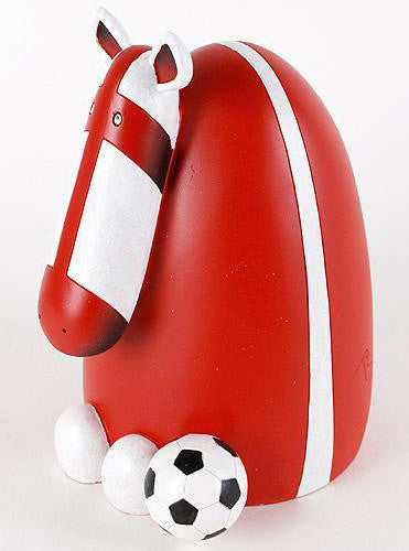 The Biggest Fan Away Peter Smith Hand Painted Sculpture Artist Hand Signed and Numbered