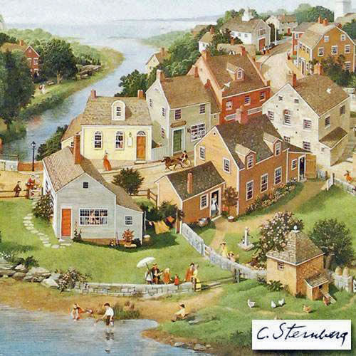 Broadwater Charlotte Sternberg Lithograph Print Artist Hand Signed and Numbered