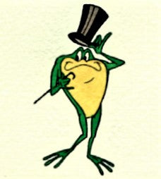 Michigan J Frog Warner Bros Looney Tunes Hand Tinted Color Etching Numbered