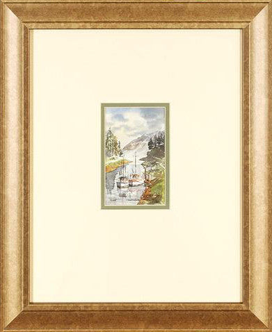 Caledonian Canal Martin Goode Original Watercolor Painting Artist Hand Signed