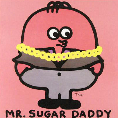 Mr Sugar Daddy Todd Goldman Canvas Giclée Print Artist Hand Signed and Numbered