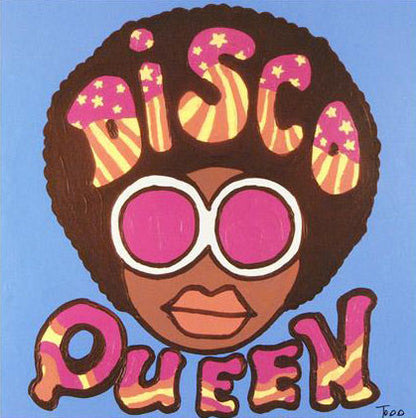 Disco Queen Todd Goldman Fine Art Canvas Giclée Print Artist Hand Signed and Numbered